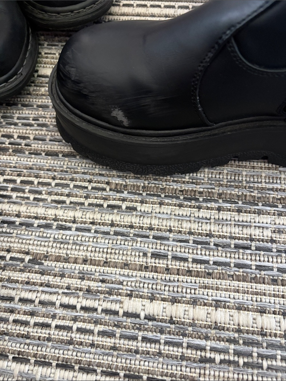 Demonia Black Combat/Moto Boots - Picture 2 of 5